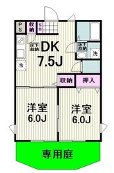 アンダンテＡ棟の物件間取画像